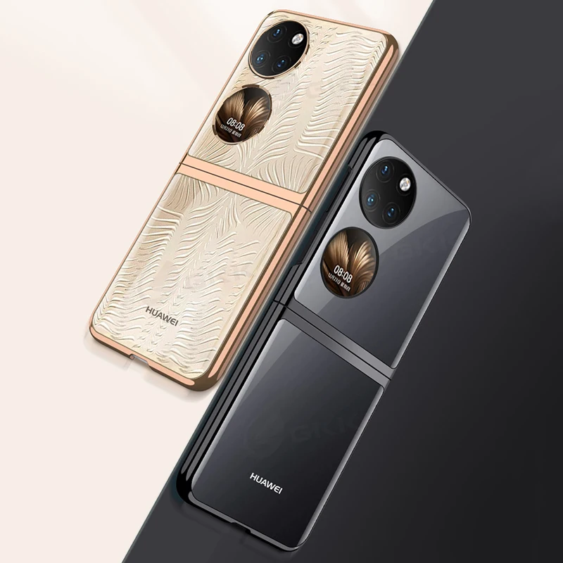 

Оригинальный прозрачный чехол GKK с покрытием для Huawei P50, Карманный чехол 4G, полный пластиковый жесткий чехол для телефона Huawei P50, карманный