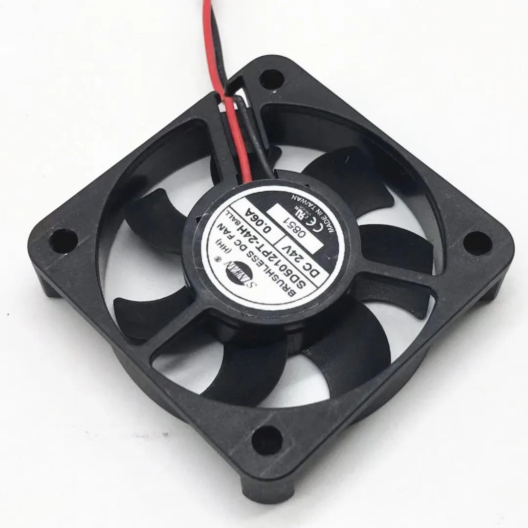 Ventilador de Refrigeração do Servidor de Fios de Sinwan Sd5012pt24h dc 24 V0.06a 50x50x12 mm