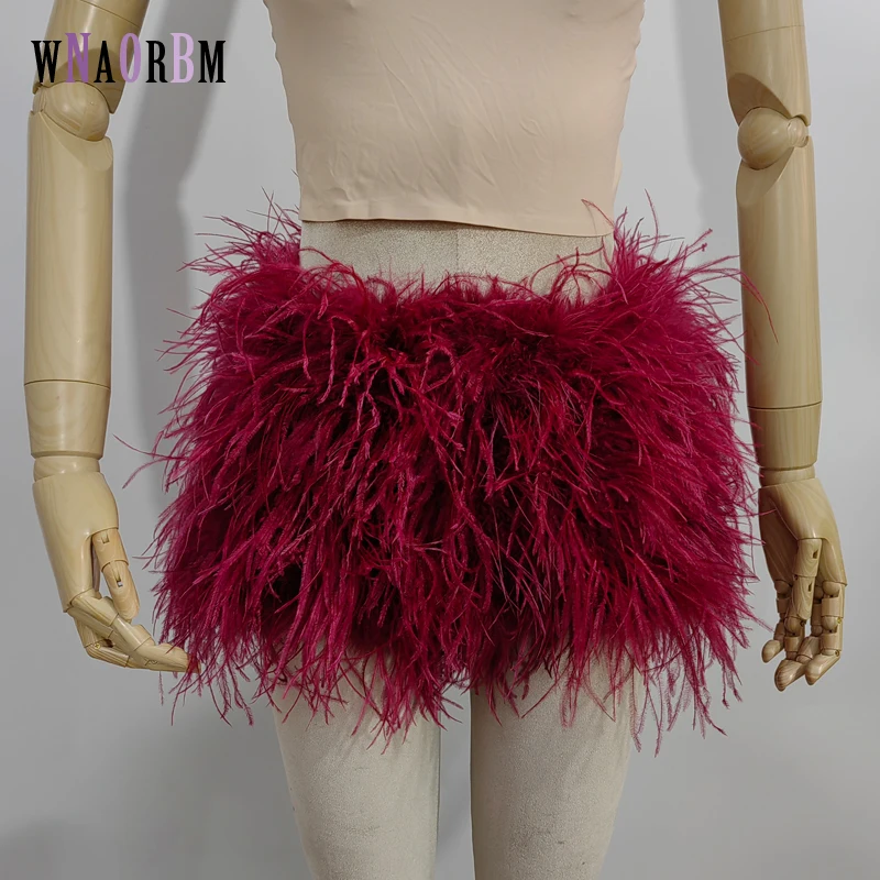 The Latest 100 Ostrich Feather Shorts, Fashionable, Sexy, Comfortable