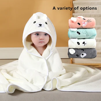 Cartoon Hooded Baby Towel 1