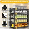 3000LBS Heavy Duty Garage Shelving Units and Storage, 5 Adjustable Levels, 48″W Metal Shelving for Garage, 72″H Standing Shelf 5