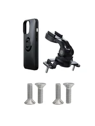 Motorcycle Brake Oil Tank Bracket with Adjustable Expansion Cap Support and Phone Holder Cover for iPhone 7（4.7