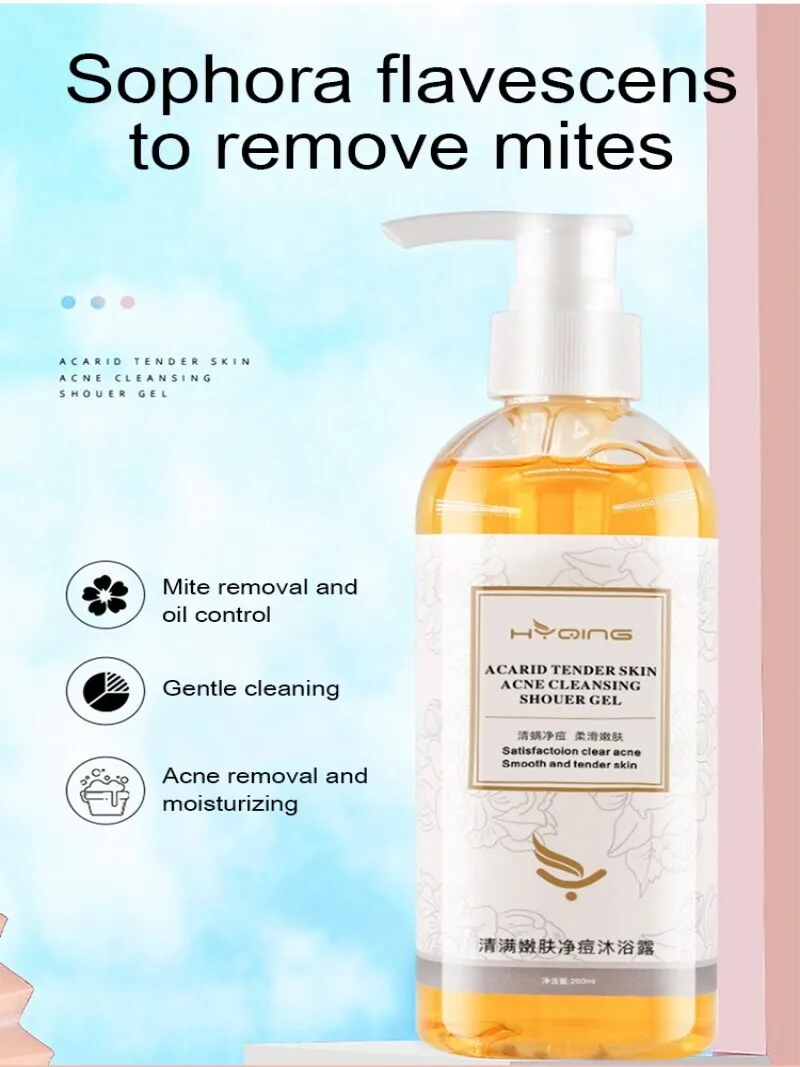 Sophora flavescens Anti-mite Exfoliating Body Wash