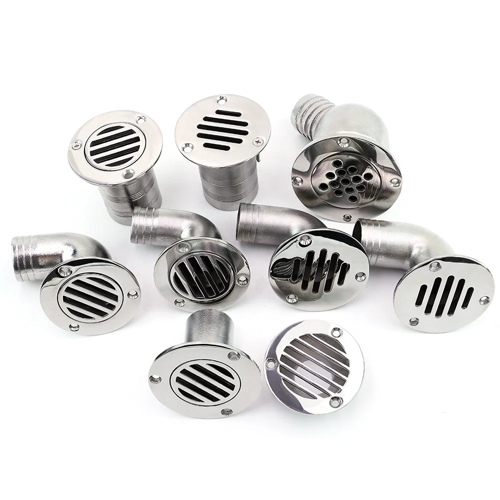 

Shenghui Cockpit Drain High Mirror Polished 316 Stainless Steel Marine Grade Deck Drain 11/2" 38mm