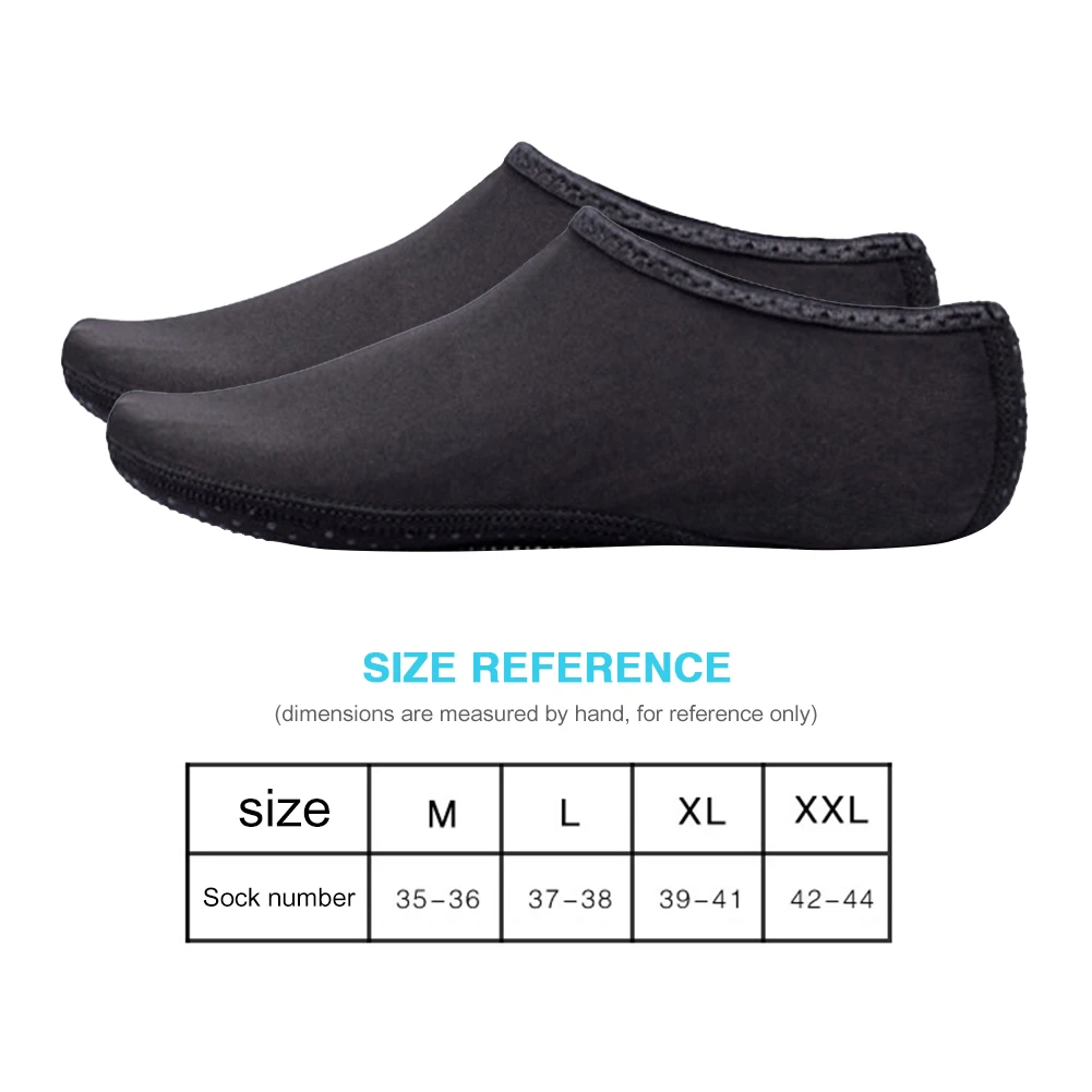 Men Women Swimming Non-slip Shoes Pure Color Summer Beach Pool Diving Socks water shoes diving socks aqua shoes