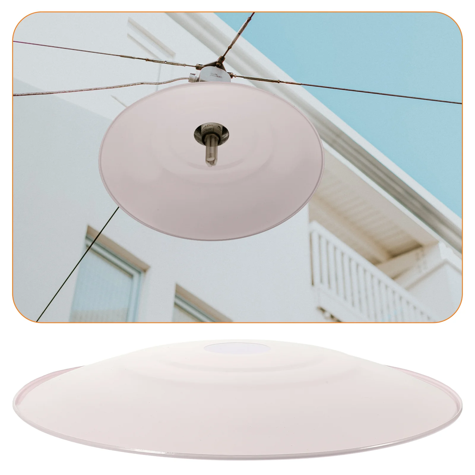 

Lampshade Retro Pendant Light Accessories Industrial Bulb Ceiling Metal Guard Decor