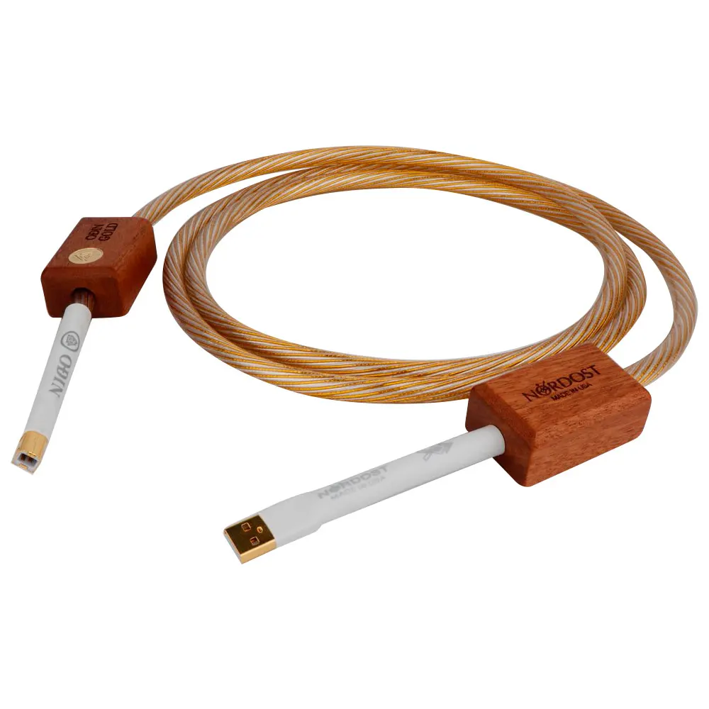 Áudio de Alta Fidelidade Nordost Odin Gold Usb Cabo 2.0 a para Usb b Decodificador Dac Cabo de Dados Placa de Som Cabos Digitais