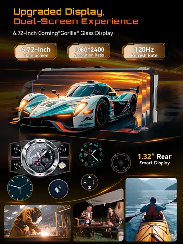 Rugged Smartphone 5G Cubot KingKong 11, 10200mAh Battery, Dimensity 7025, 6nm, 2.5GHz, 32GB RAM(16+16), 256GB ROM,108MP Camera - Image 4
