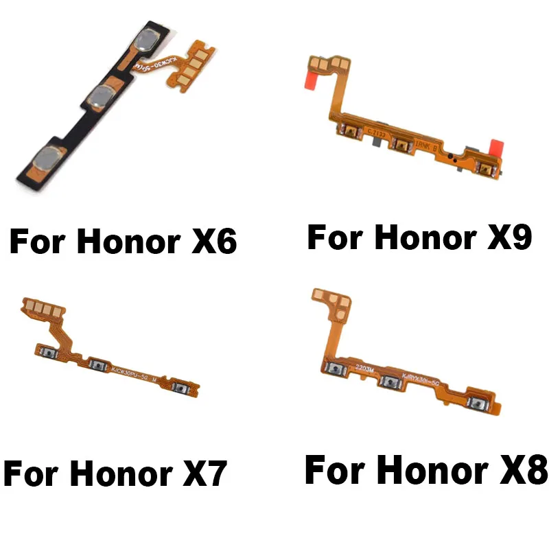 

For Huawei Honor X5 X6 X6S X7 X8 X9 X7a X8a X9a x6a x7b 4G 5G Power Volume Button Switch On Off Key Ribbon Flex Cable