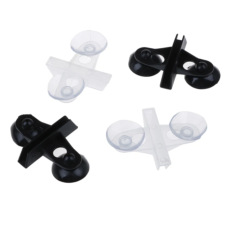 5pcs Aquarium Fish Tank Divider Suction Cup Divider Plastic Sheet Holder Set