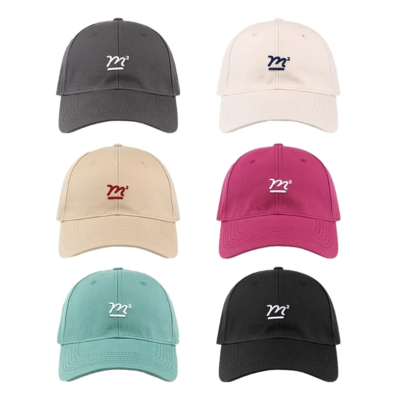 

Fashion Embroidery Letter Baseball Hat for Girl Long Brims Soft Baseball Hat Teens Sunproof Peaked Hat Adjustable Sun Hat