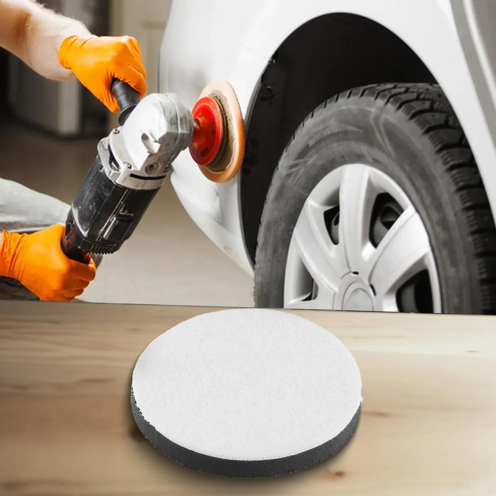 1Pcs 2/3/5/6 Inch Soft Density Interface Pads Hook And Loop Sponge Cushion Buffer Backing Pad Protection Sanding Disc Backing Pa sponge cushion pads