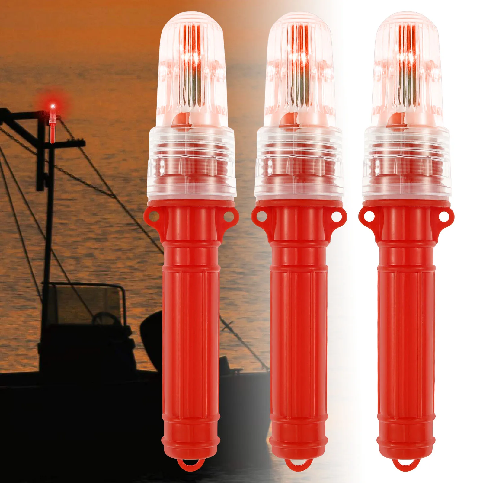 Marine Flares LED Warning Lights for Boats and Yachts