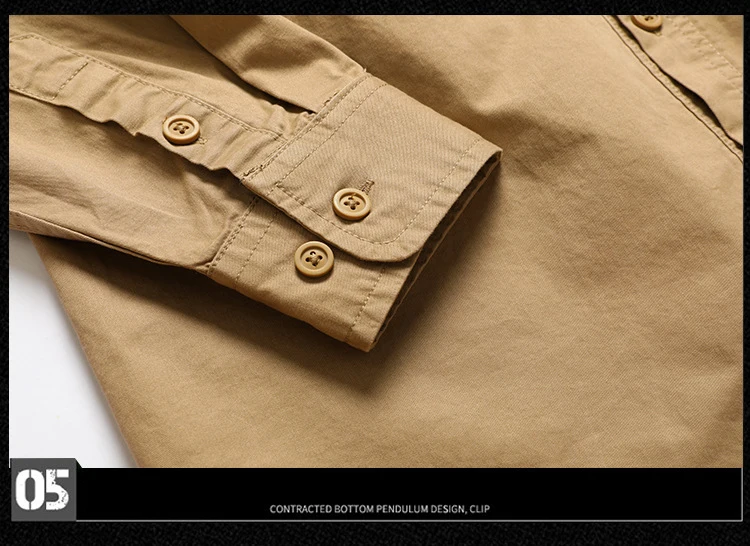 YGTOF Retro-Arbeitskleidung für Herren, langärmeliges Hemd mit Taschendesign, lässiges Knopfhemd für Herren, geeignet für den Außenbereich im Frühling und Herbst_voghion.com