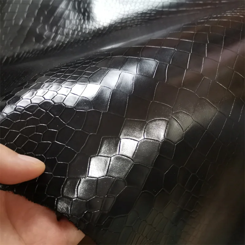 맞춤형 소가죽 양각 가죽 가방, 두께 1.2mm, 악어 패턴, 가죽 제품, DIY