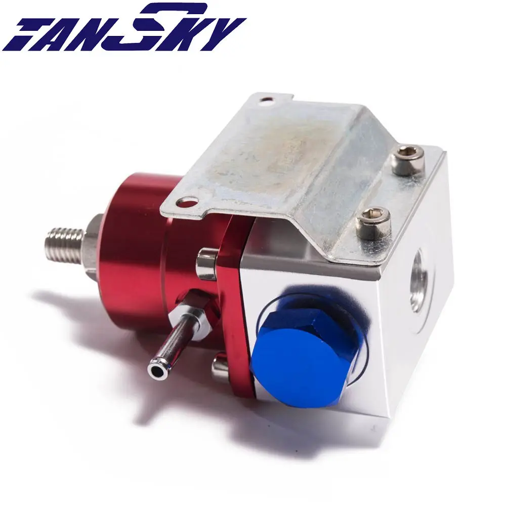 EPMAN -UniversaL Adjustable Fuel Pressure PSI Regulator w/ Oil Gauge Hose Fitting Injected Fit Oil cooler kit For Jeep TK-FPR005