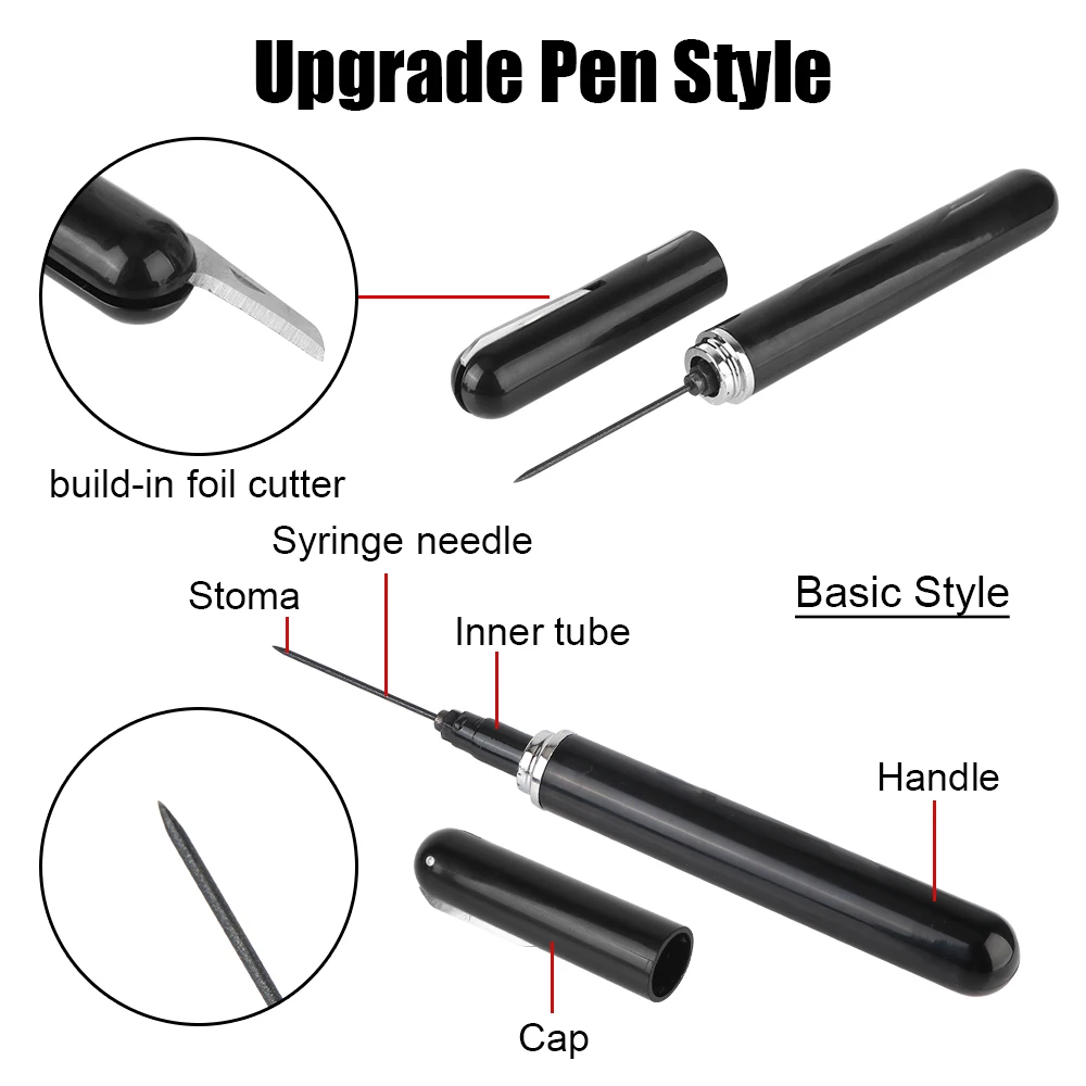 Portable Air Pump Bar Accessories Wine Corkscrew Stainless Steel Pin Air Pressure Wine Corkscrew Bottle Opener