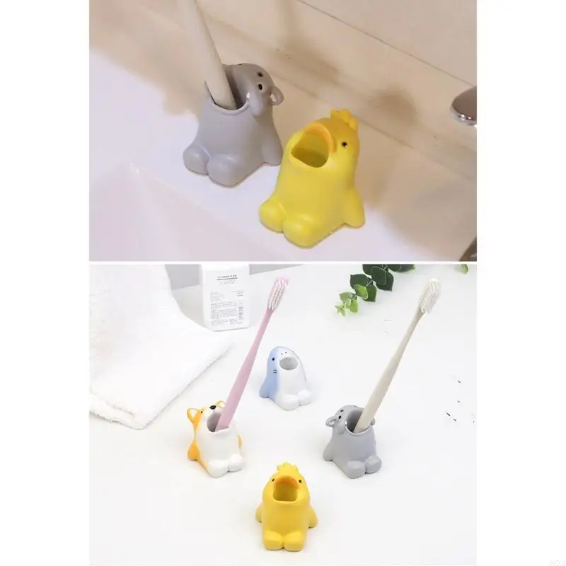 0XXA Desktop Resin Toothbrush Display Holder for Nail Art and UV Gel Brushes