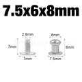 50pcs 7.5x6x8mm