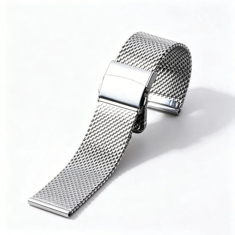 Premium Quick Release Milanese Stainless Steel Watch Strap Replacement - Sleek 1mm Design