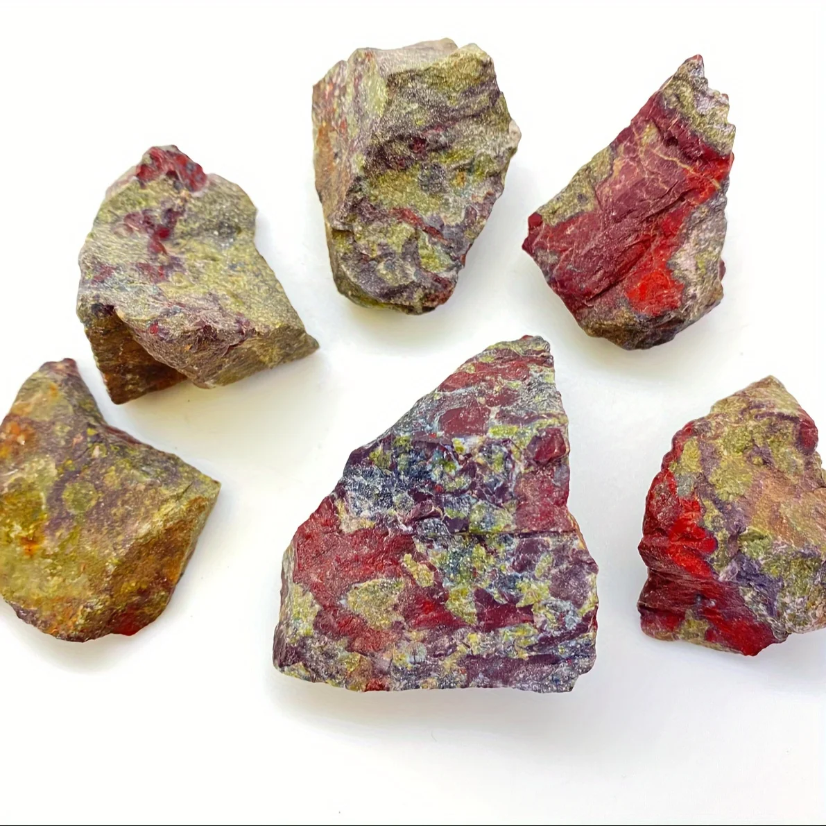 Exquisite Raw Dragon's Blood Jasper Stone - Enchanting Dragon Stone Gemstone