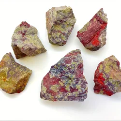 Exquisite Raw Dragon's Blood Jasper Stone - Enchanting Dragon Stone Gemstone - 200g (Green)