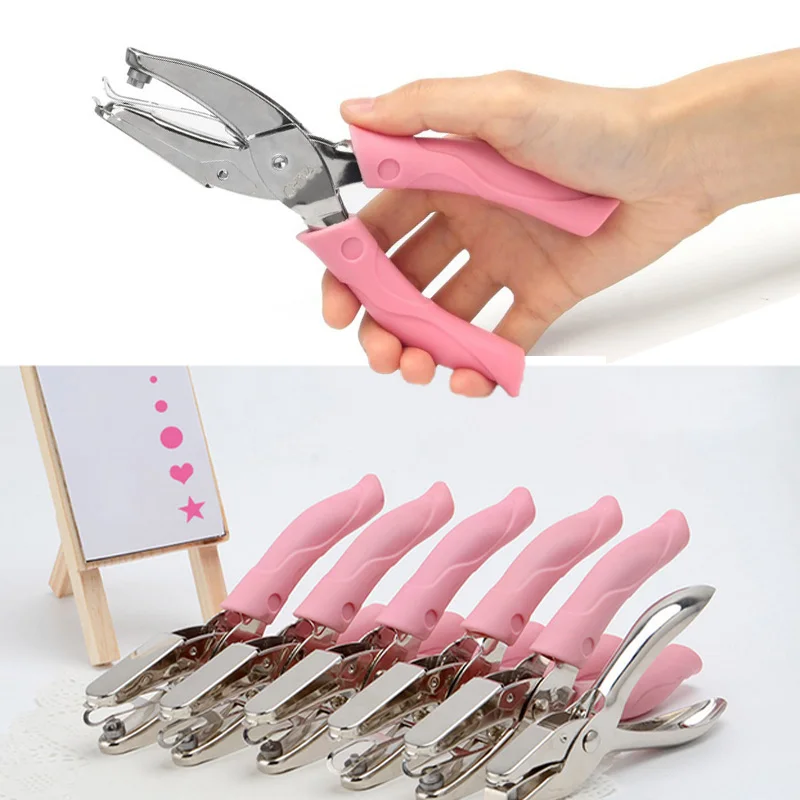 Single Hole Puncher Scrapbooking Paper Clothes Punches Star Heart Circle Hole Punch DIY Craft Shape Cutter Perforator 1.5/3/6mm paper punch hole punching tools paper craft punch circle hole punch