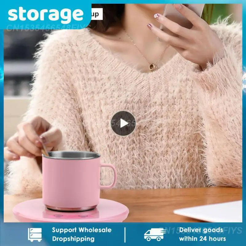 NEW Fast Cooling Cup 2-In-1 Smart Cooling & Heating Coaster Electric Coffee Milk Warmer Beverage Tea Cup Mug Mat USB Portable