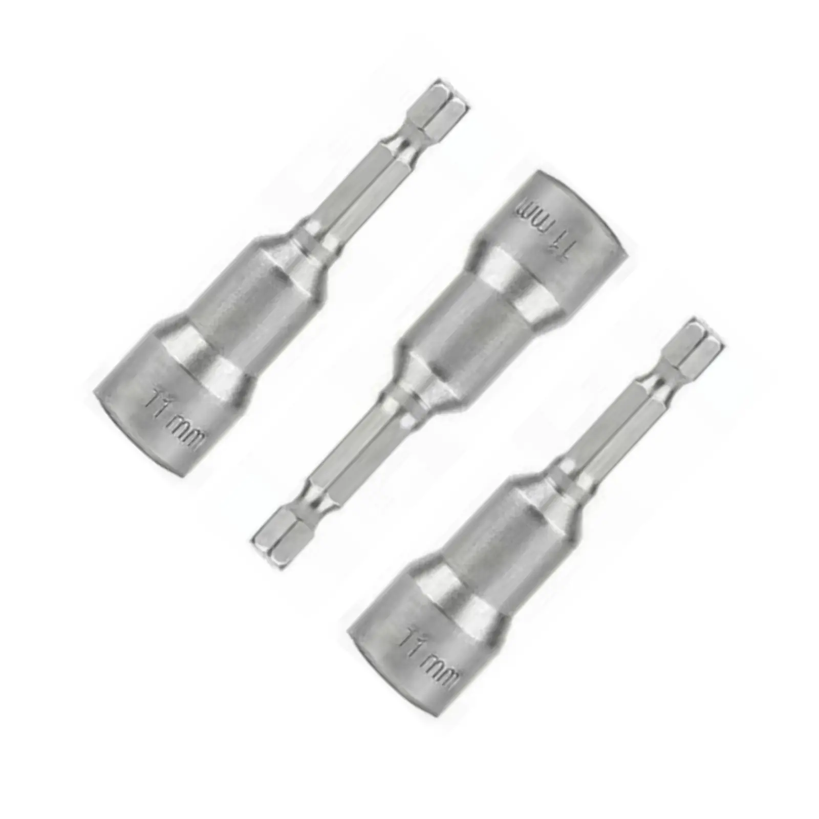 5Pc 6-13Mm Socket Magnetic Nut Screwdriver 1/4\" Hex Shank Electric Drill Bit 5pcs 10mm