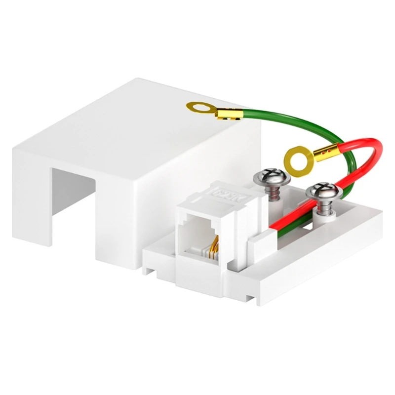 

10pcs Convenient Phone Surfaces Mount Single Port Telephone Boxes Drop Shipping