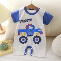 Newborn Baby Boy Girl Letter Print Bodysuit Jumpsuit Clothes Outfit Infant Kids Boys Girls DS19 6