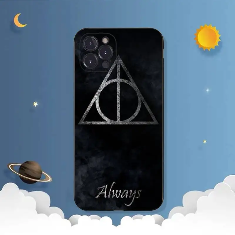 Deathly Hallows Logo Phone Case For iPhone Plus 11 12 13 14