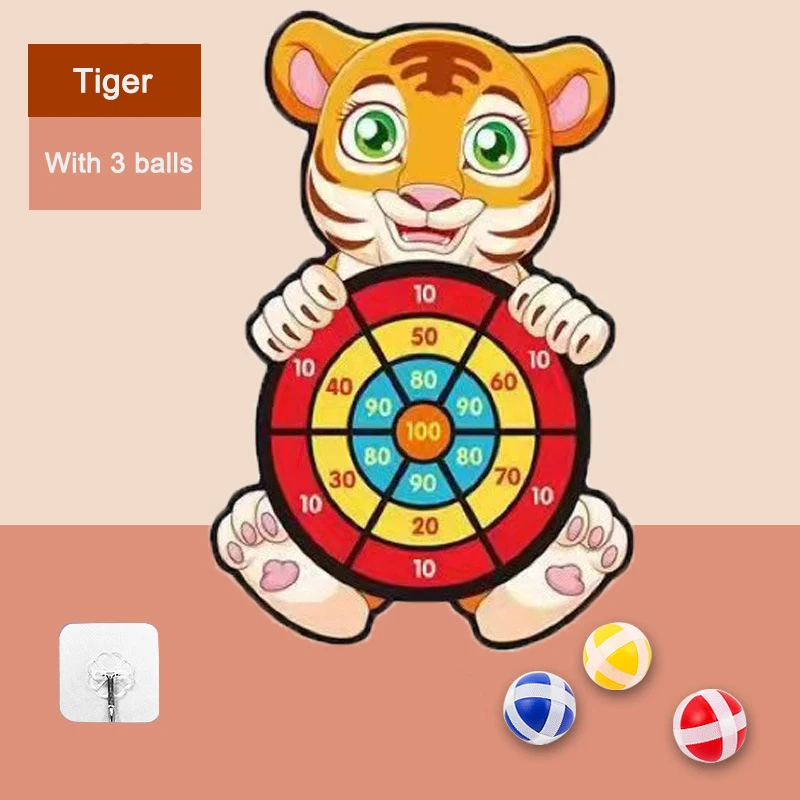 Montessori dart board lance esporte estilingue alvo pegajoso bola jogos de  tabuleiro educacional das crianças ao ar livre jogo para crianças presente  - AliExpress