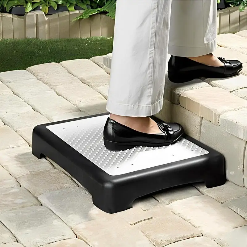 Albert Austin Half Step Stool Foot Stool For Elderly Anti Slip Outdoor Small Step Stool For Kids And Adults Ideal For Bathroom Kitchen Garden