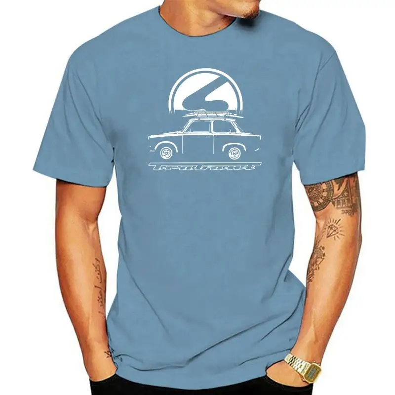 Trabant Car Ifa Ddr Ostkult Car Logo Camping T-Shirt 2022 New Summer Fashion Men Spedizione Gratuita Magliette Anni '80