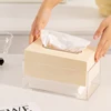 【EpeiusHome】 Acrylic Tissue Box Household Coffee Table Tissue Box Light Luxury Nordic Simple Storage Box 4