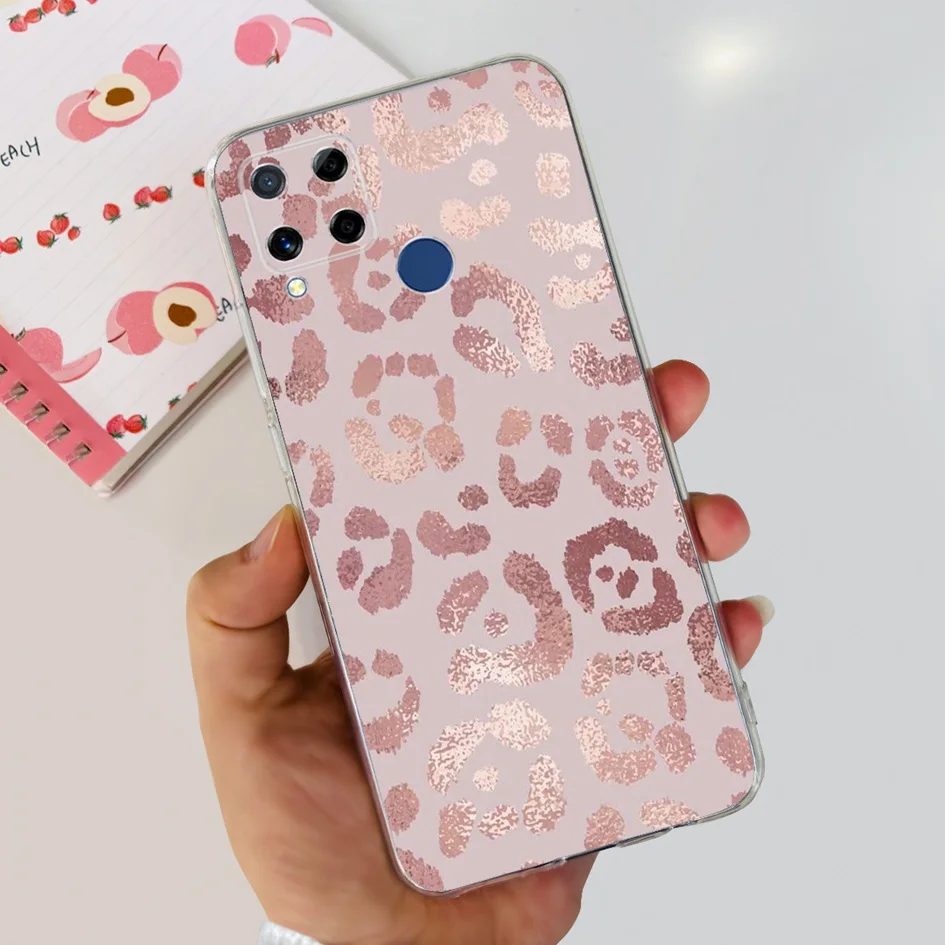 Fashion Marble Butterfly Flower Soft TPU Phone Case Silicone Cover