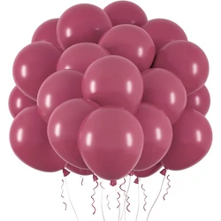 Retro Hot Pink Latex Party Balloons - Valentine's, Wedding & Birthday Decoration Helium Balloons - 12inch 20pcs (Retro Pink)