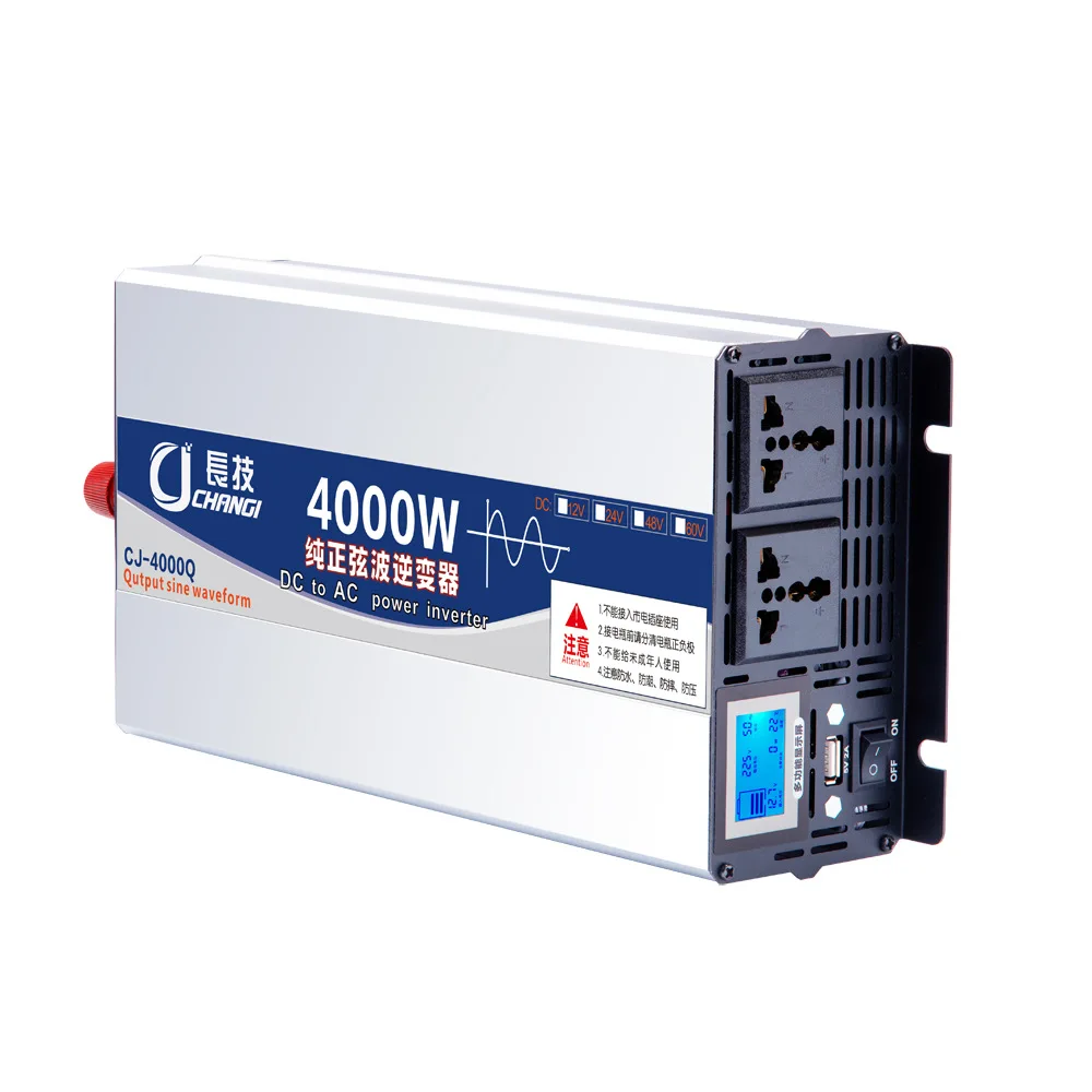 純粋な正弦波インバーター DC 12V 24V 48V 60V 72V から AC 110V 220V 