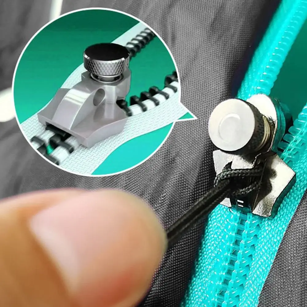 3 Different Size Zipper Repair Kit Replacement Bad Buckle Universal Zipper Head Instant Fix Sewing Tools Suitcase Head