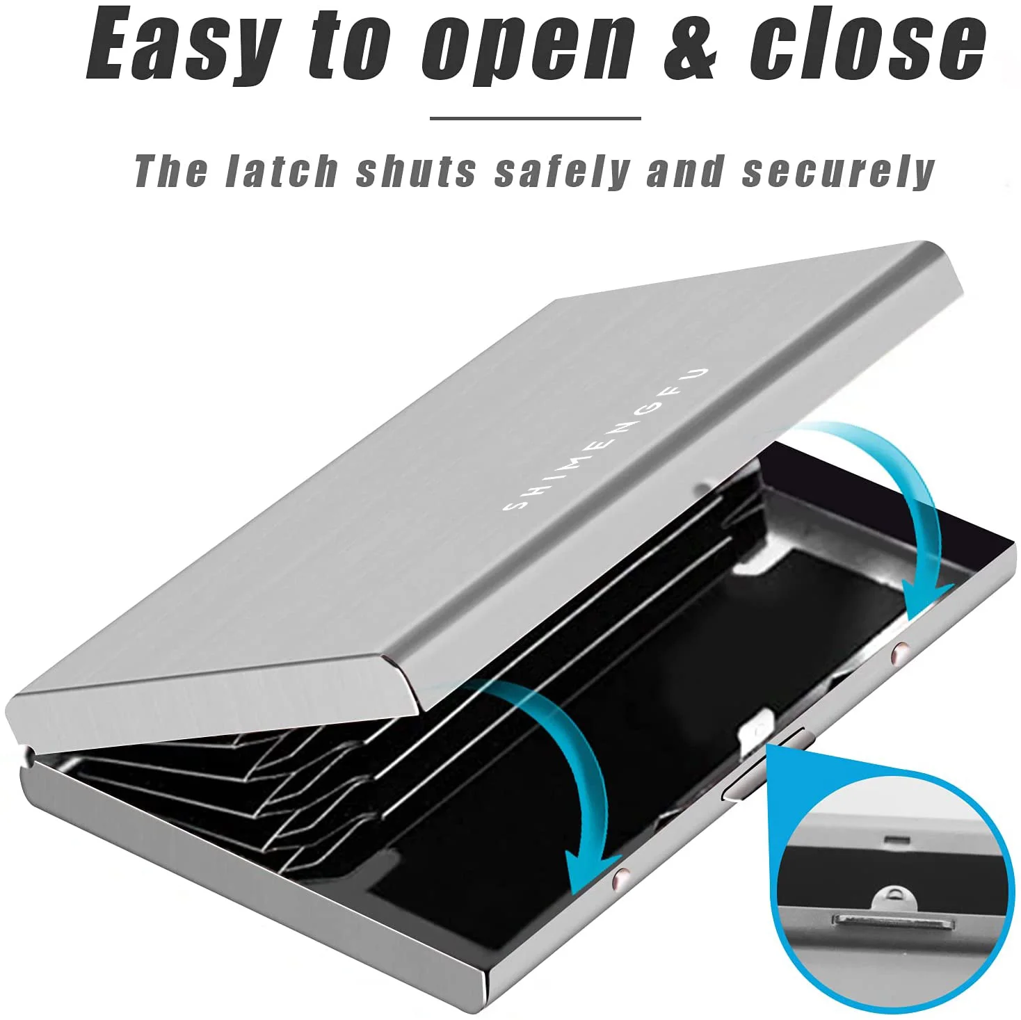 Credit Card Holder Stainless Steel Antimagnetic Card Holder For Men And Women