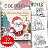 30 Sheets Spiral Coloring Book, 8.3x 8.3in100gsm Thick Paper for Adult Teenagers for Emotional Relief, Christmas Gift 3