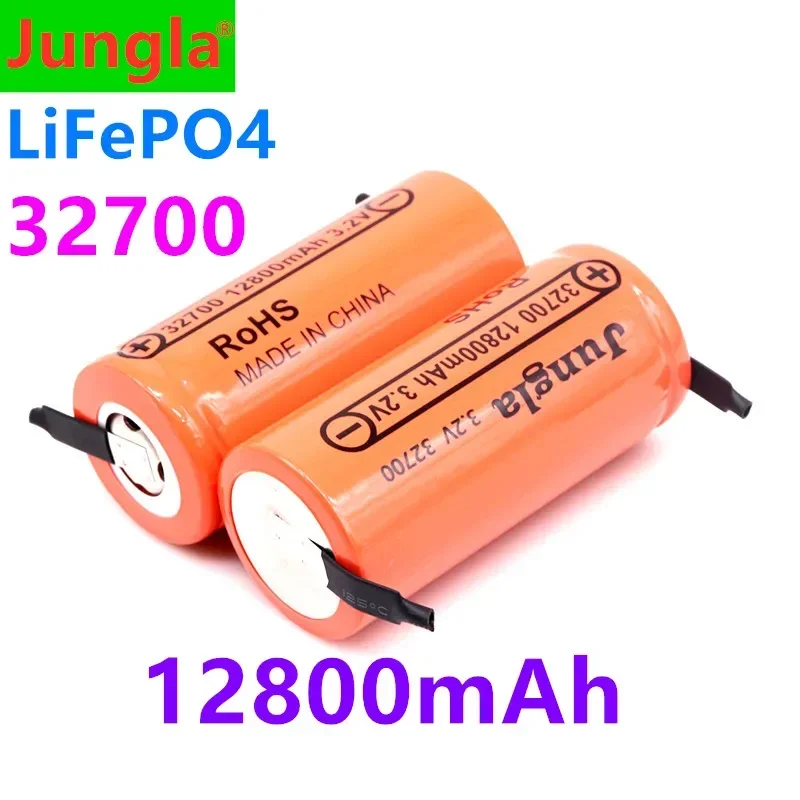

2023 High Capacity 3.2V 32700 12800mAh LiFePO4 Battery 12.8Ah 50A Continuous Discharge Maximum High Power Battery+Nickel Sheets