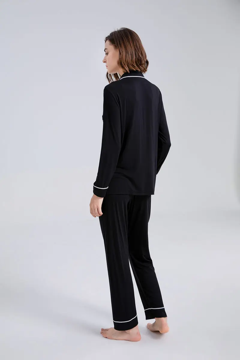 Women Pajamas Set Bamboo Fiber Breathable
