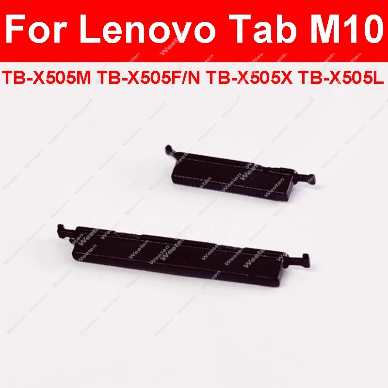 Volume Power Button Lenovo Tab M10 TB-X505M TB-X505F/N TB-X505X TB-X505L Tablet Power Volume On OFF Side Keypad Android Tablet