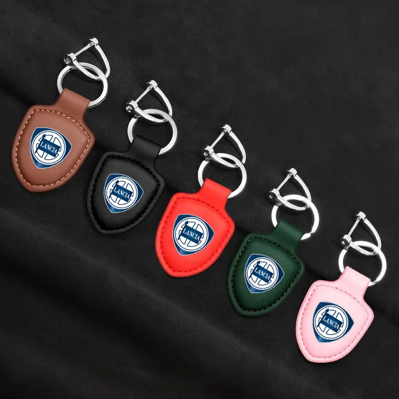 

Keychain Rotatable Key Chain Horseshoe Buckle Car Key Ring for Lancia ypsilon delta musa nera thema STRATOS Y Phedra Accessories