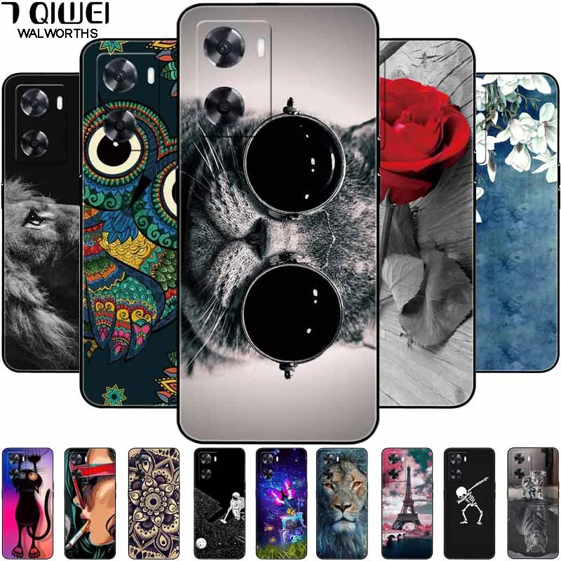 Custodia Per Telefono Per Moto E22 E 22I 4G Cover Silicone Soft Painted Tiger Coque Per Motorola Moto E22I E 22 Motoe22 Tpu Paraurti