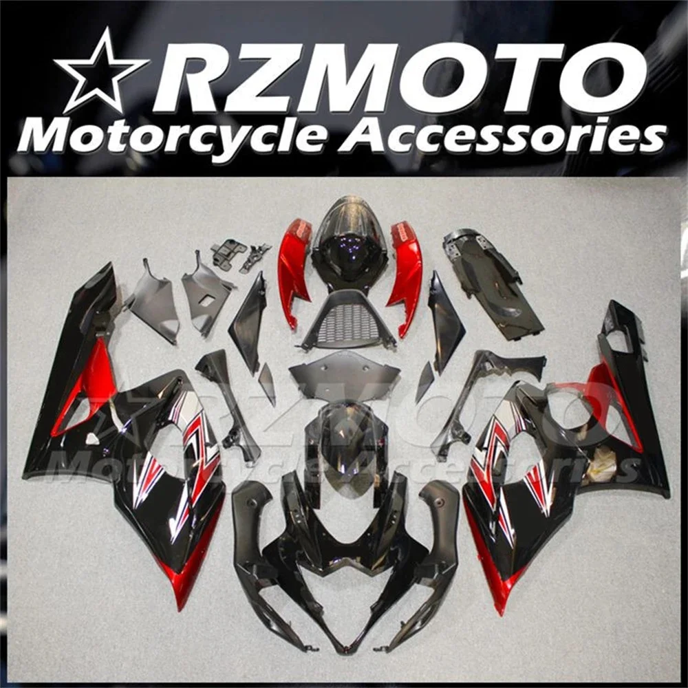 

4Gifts New ABS Whole Fairings Kit Fit For Suzuki GSX-R 1000 K5 2005 2006 05 06 Bodywork Set Black Red