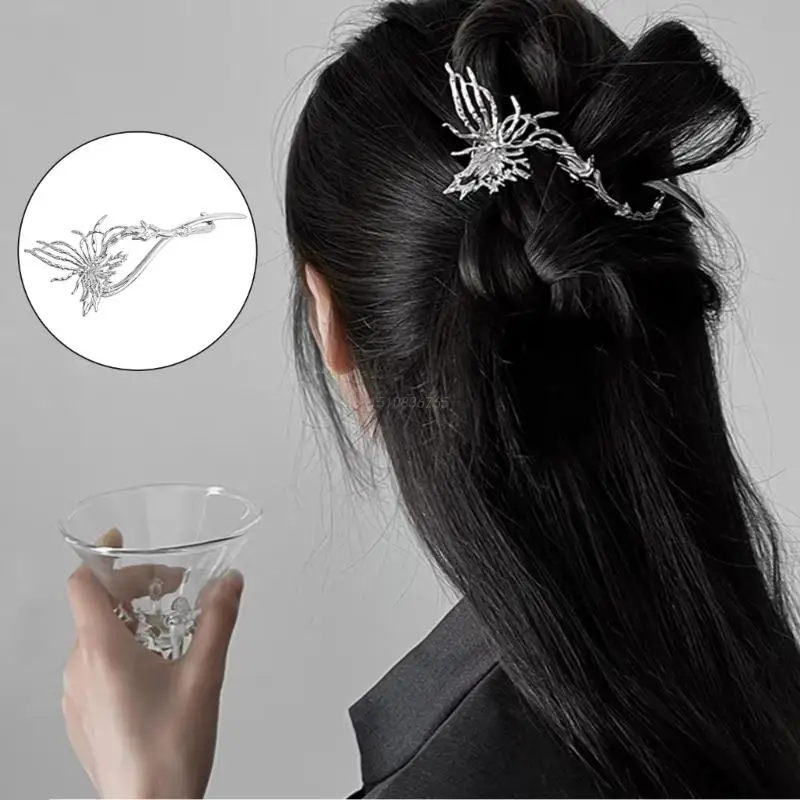 

Hollow Shape Hairpin Lovely Women Headdress Sweet Style Barrettes Hollow Shape Hair Clip