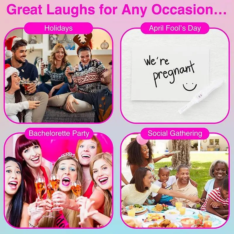 Fake Pregnancy Test Trickys Always Positive-fool's Joke False Early Result Pregnancy Practical Test Joke Day Toy Friends prank toys joke toys